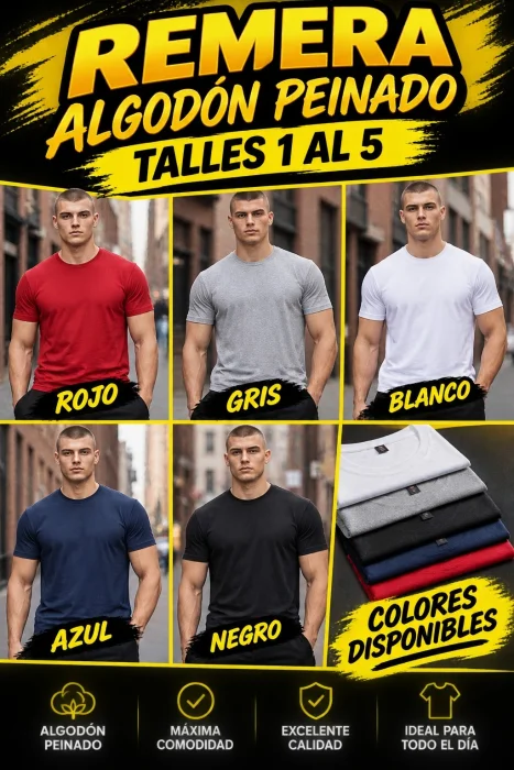 Remera Algodón Premium