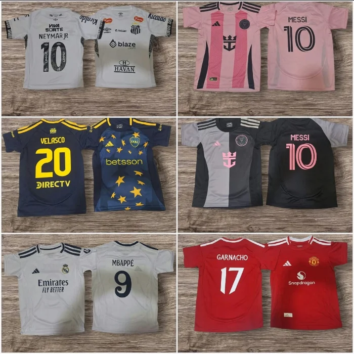 Camisetas Futbol Niño X Curva
