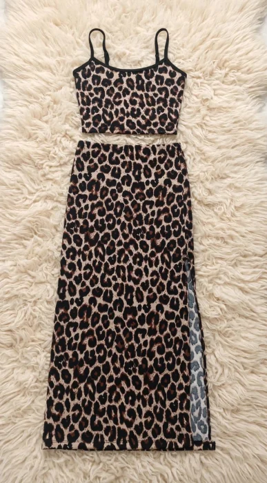 Conjunto Animal Print (falda y Top)