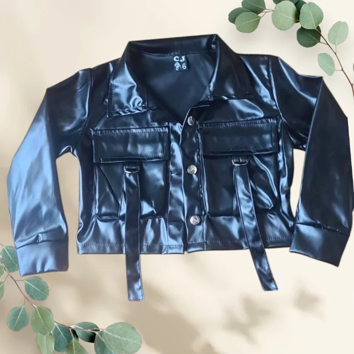 Campera Engomado de Nena con Cargo