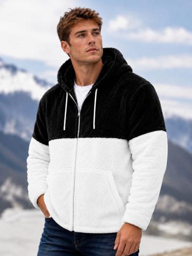Campera Artica Bicolor Xpandex de Peluche con Polar por Adentro