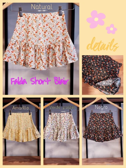 Falda Short Teens Blair