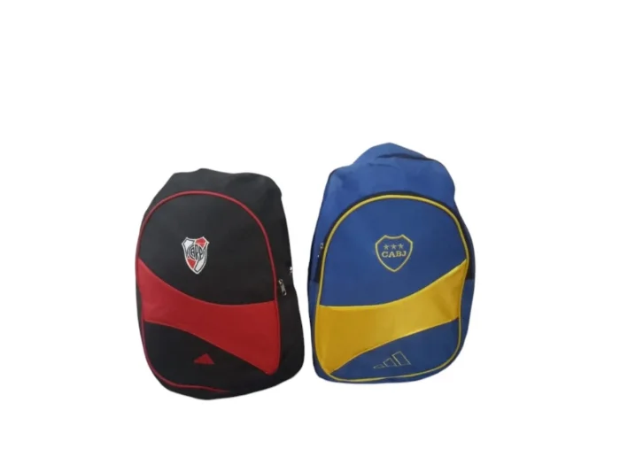 Mochilas de Boca y River
