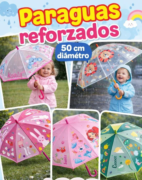 Paraguas  Infantiles Importados
