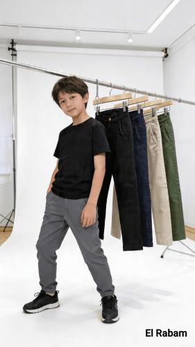 Pantalon Chino de Gabardina Elastizada - Miniatura 2