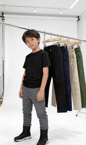 Pantalon Chino de Gabardina Elastizada - Miniatura 4
