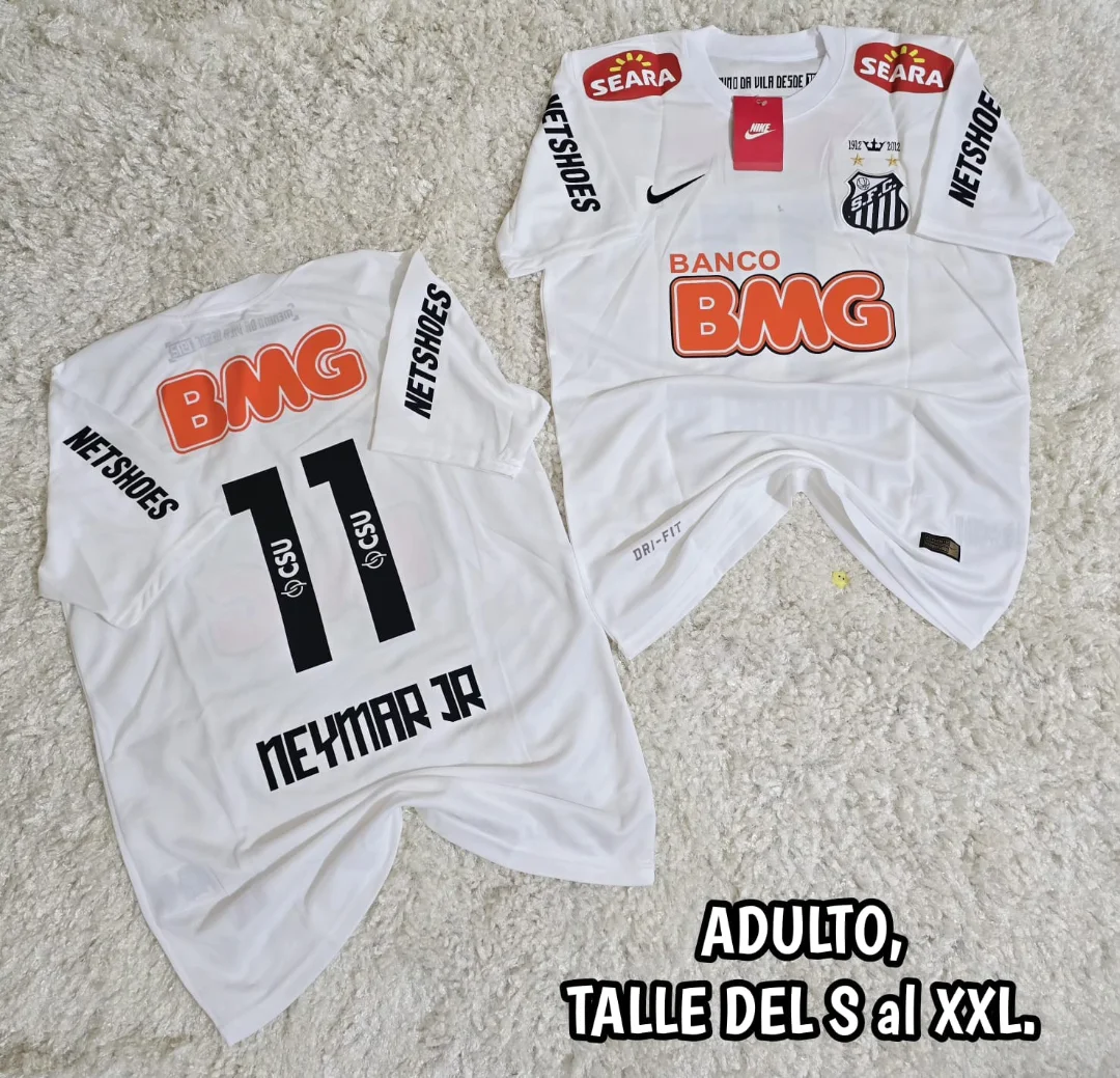 Camiseta Retro Santos - Imagen 1