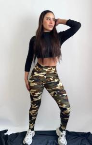 Calza Camuflada Importado Frizada