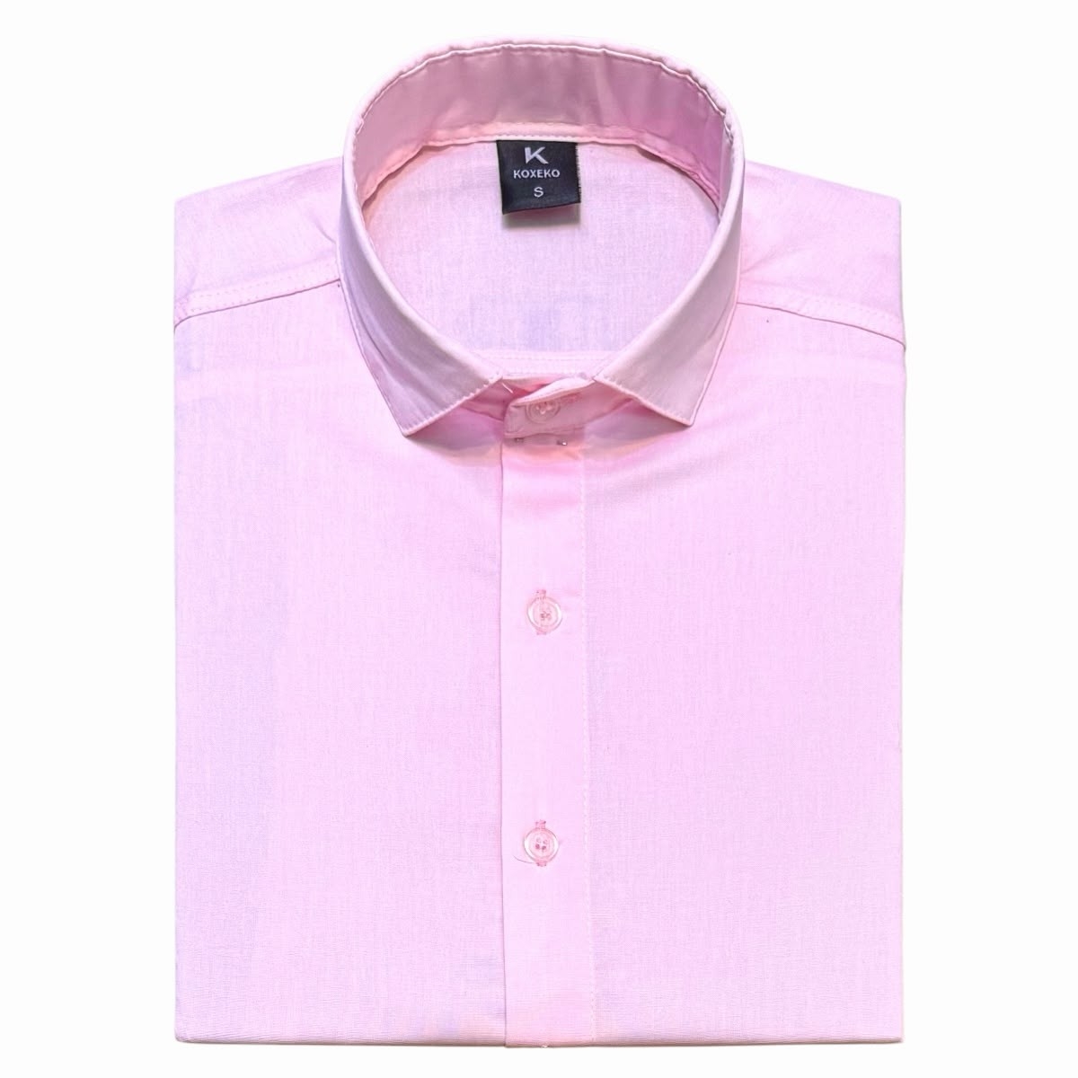 Camisa Liso Elastizado Slim Fit Manga Larga - Imagen 4