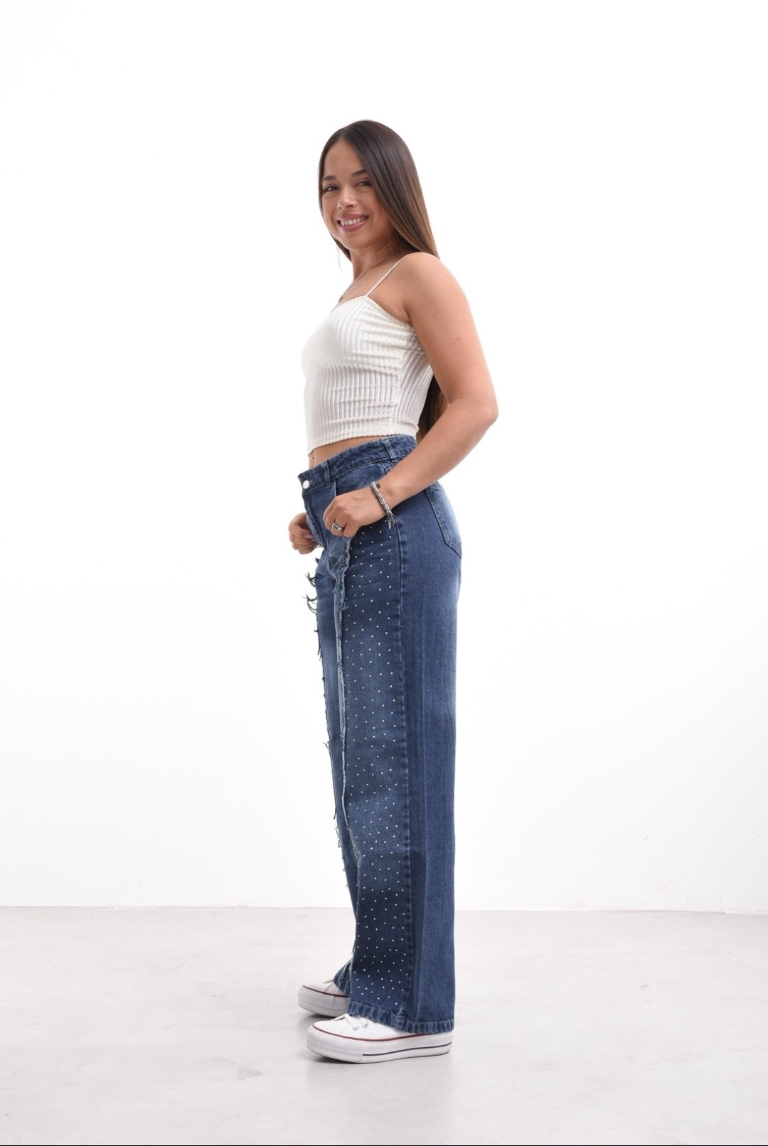 Wide Parche Strass - Imagen 3