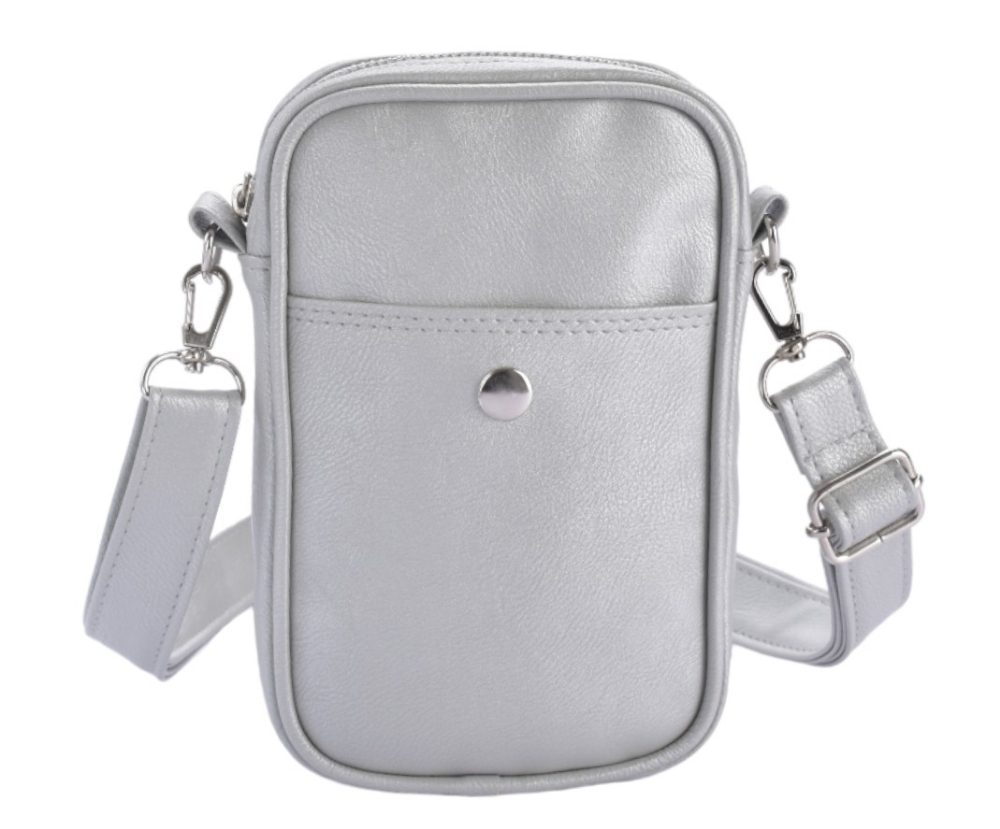 Morral Bandolera Porta Celular Ecocuero - Imagen 1