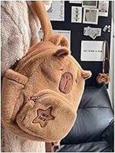 Mochila Capibara Peluche Jardin - Miniatura 3