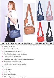 Bolso de Mano Morral Bandolera Ecocuero Andylu Accesorios - Miniatura 6