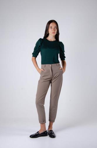 Pantalon Sastrero con Cierre, Trabillas, Bolsillos y Botamangas