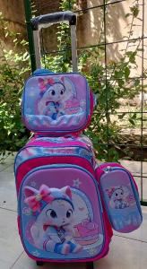 Mochila de 3 Piezas  con Carrito - Miniatura 4