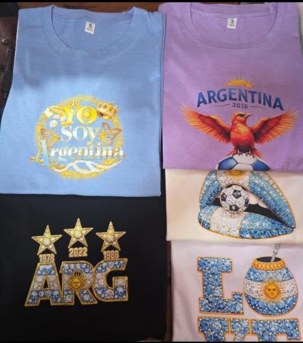 Remeras  Especiales con Estampado Selección