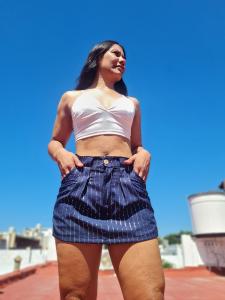 Shorts Pollera Sastrero