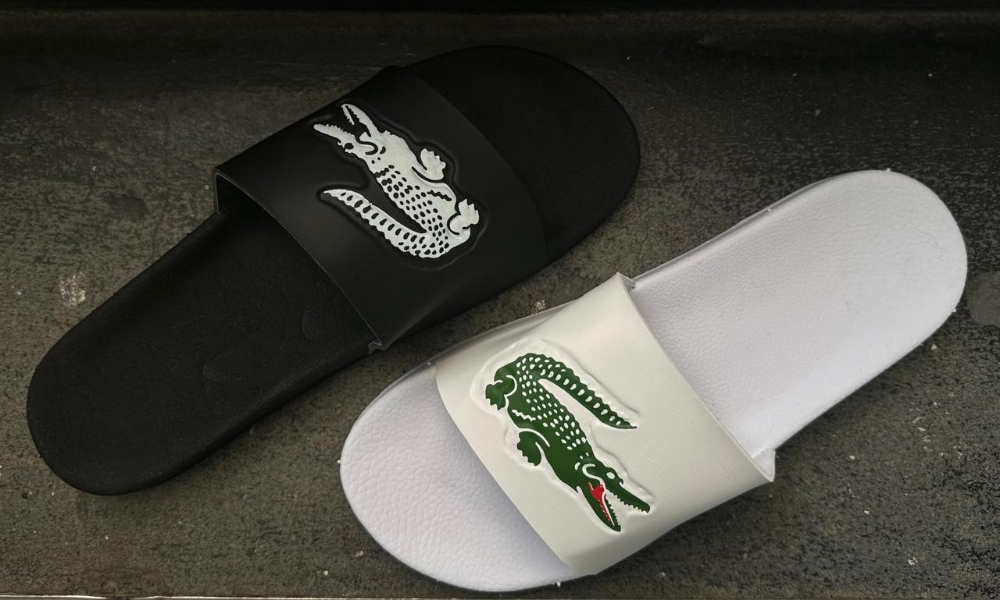 Ojotas Lacoste Black - Imagen 2