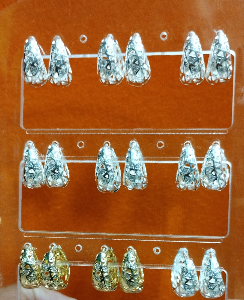 Aros Cubanos de Acero Blanco - Imagen 2