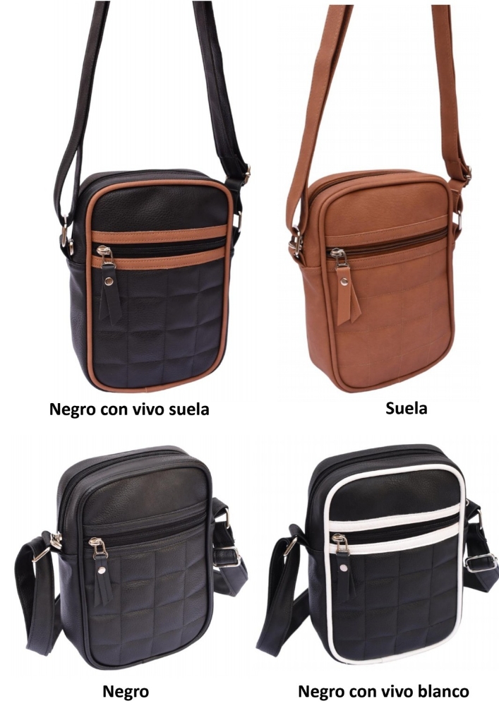 Morral Bandolera Unisex Lisos y Combinados Andylu Accesorios - Imagen 5