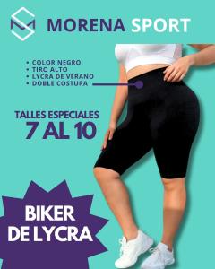 Biker de Lycra Talles Especiales