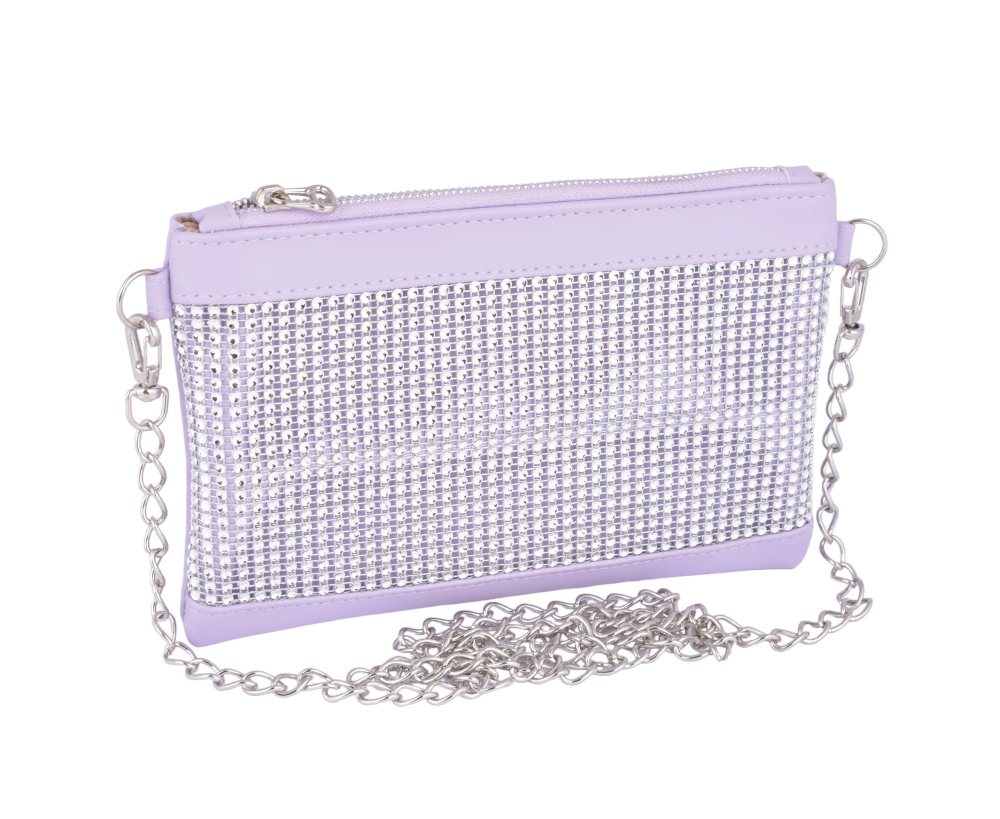 Sobre Bandolera Bolso de Mano Strass Ecocuero Andylu Accesorios - Imagen 2