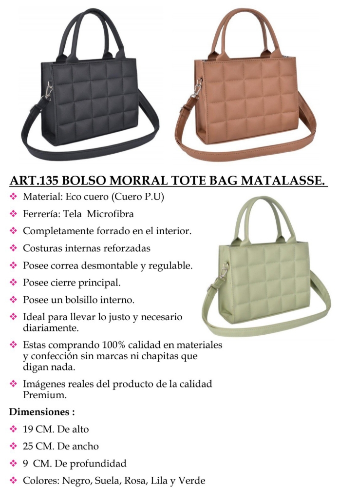 Mini Bolso Morral Bandolera Matalasse Ecocuero Andylu Accesorios - Imagen 6
