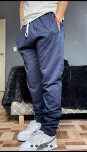 Pantalones Rectos Frizado Bolsillo con Cierre - Miniatura 2