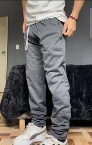 Pantalones Rectos Frizado Bolsillo con Cierre - Miniatura 3