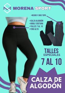Calzas Algodón  Talles Especiales