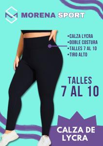 Calzas de Lycra  Talles Especiales