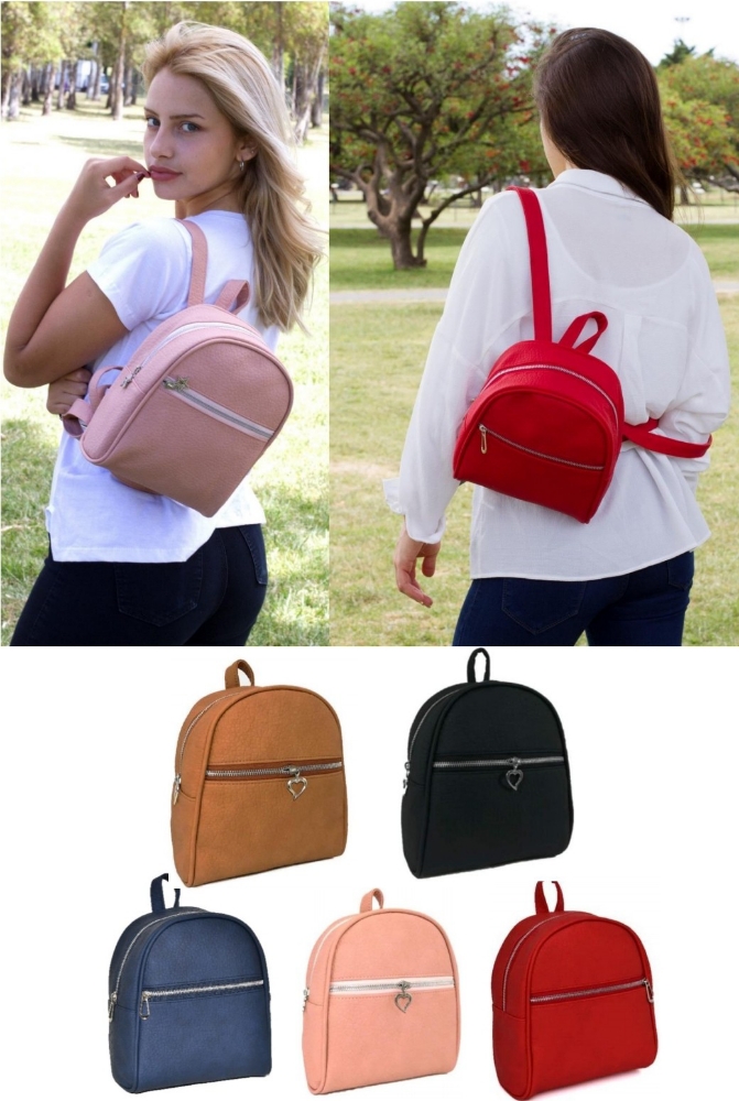 Mini Mochila Clásica Cuero P.u Andylu Accesorios - Imagen 5
