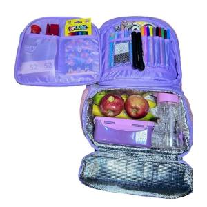 Mochila Carrito Gatito Escolar con Lonchera y Cartuchera Incluida - Miniatura 5