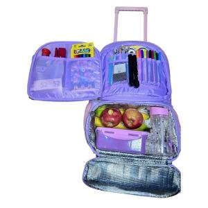 Mochila Carrito Gatito Peluche con Lonchera y Cartuchera Incluida. - Miniatura 3