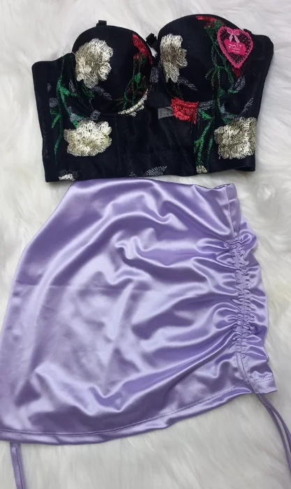 Pollera de Satin