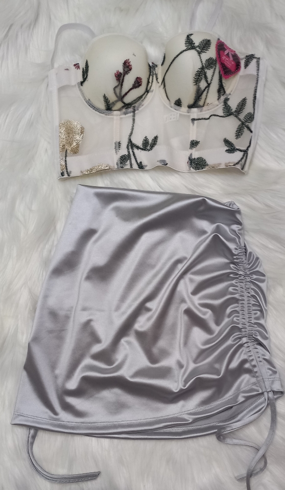 Pollera de Satin - Imagen 2