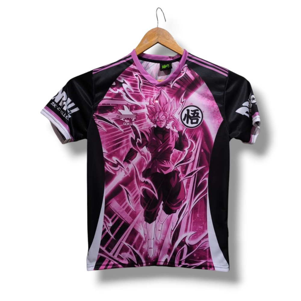 Camisetas Anime Goku Rosa - Imagen 2