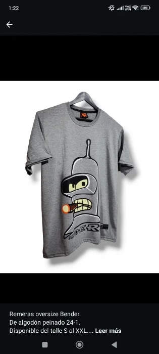 Remeras Oversise Bender