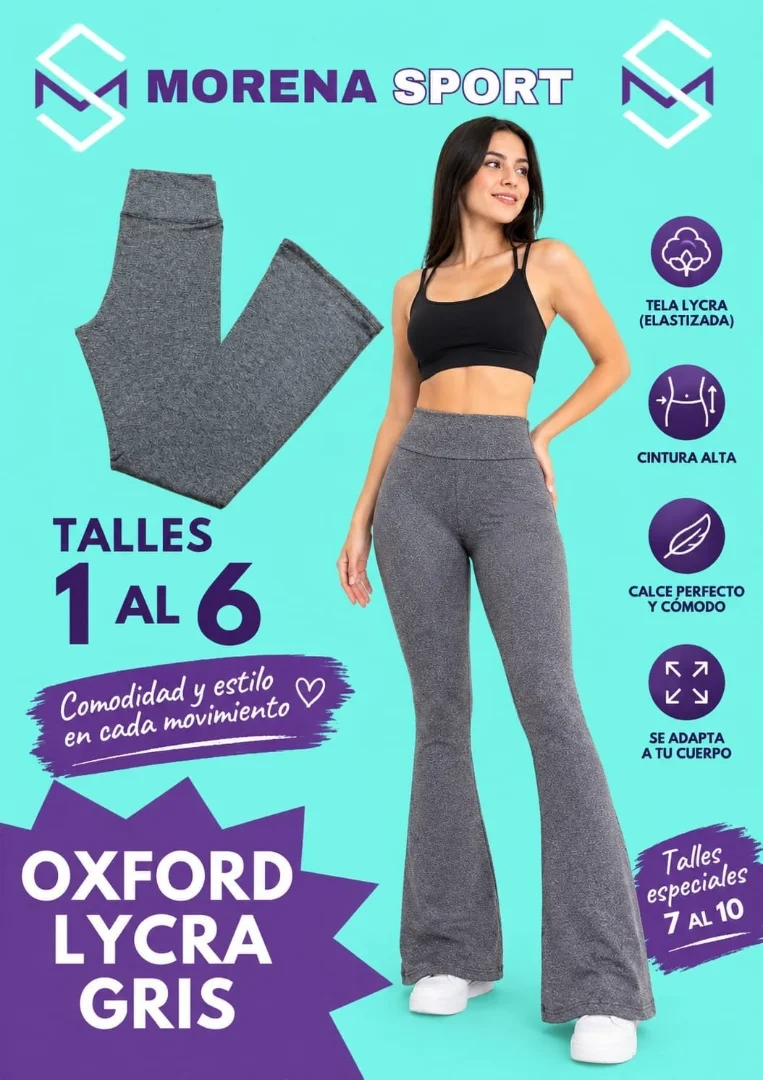 Oxford Lycra Liso Negro - Imagen 2