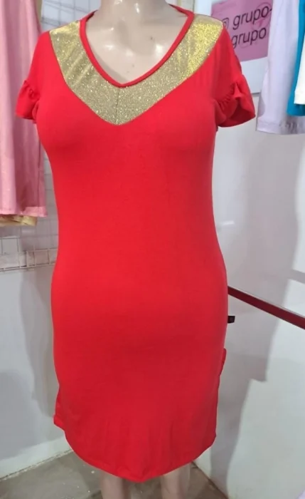 Vestido con Lurex