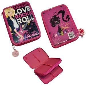 Cartuchera Tridimensional Barbie 2 Pisos Rockstar