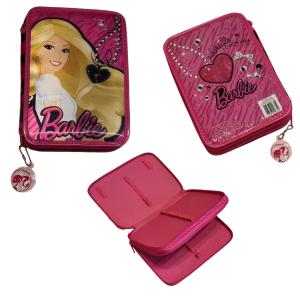 Cartuchera Tridimensional Barbie Corazón 2 Pisos