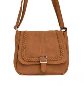 Bandolera Morral con Trenza y  Hebilla Ecocuero Andylu Accesorios - Miniatura 2