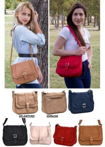 Bandolera Morral con Trenza y  Hebilla Ecocuero Andylu Accesorios - Miniatura 4