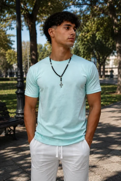 Remera de Algodón C/lycra