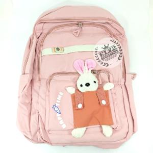 Mochilas Kawaii Doble Compartimento con Detalle de Osito - Miniatura 2
