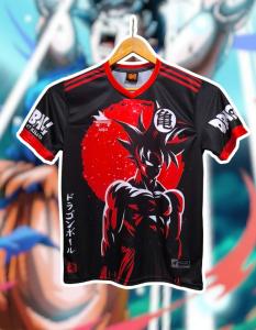 Camiseta Anime Goku Rojo