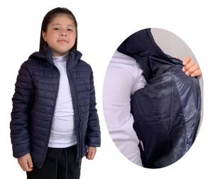 Campera Piel X Dentro Nene y Nena Capucha Desmontable - Miniatura 2