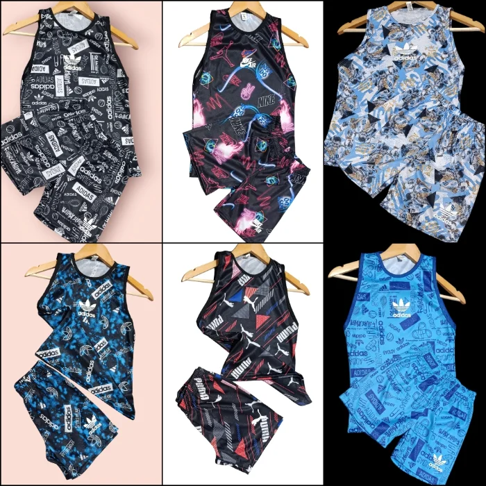 Conjuntos Sublimados Musculosas/shorts Niño