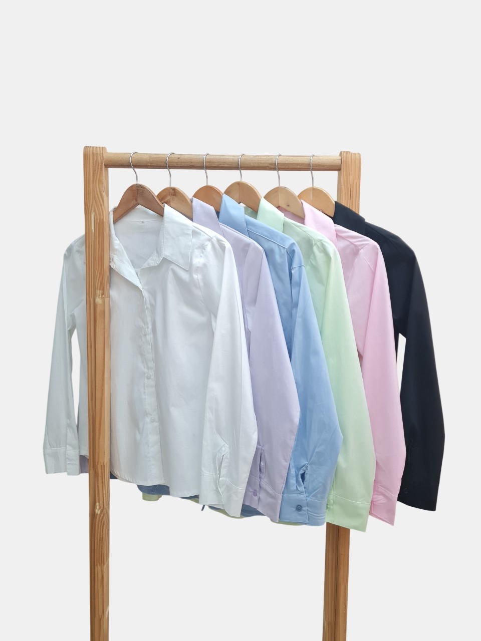 Camisa de Poplin Algodón con Span con Canesú y Tabla - Imagen 2